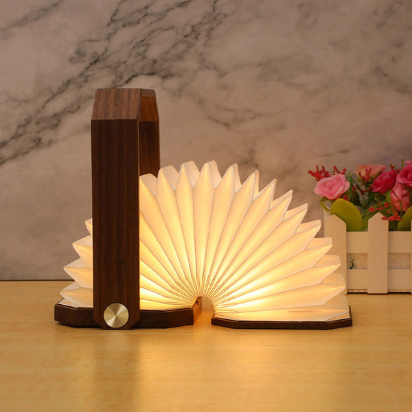 Wooden Hand Bedside Lamp: Creative Interior Decoration