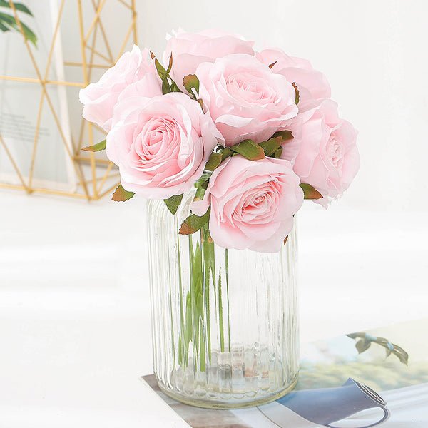 Artificial Silk Rose Bouquet for Home Decoration