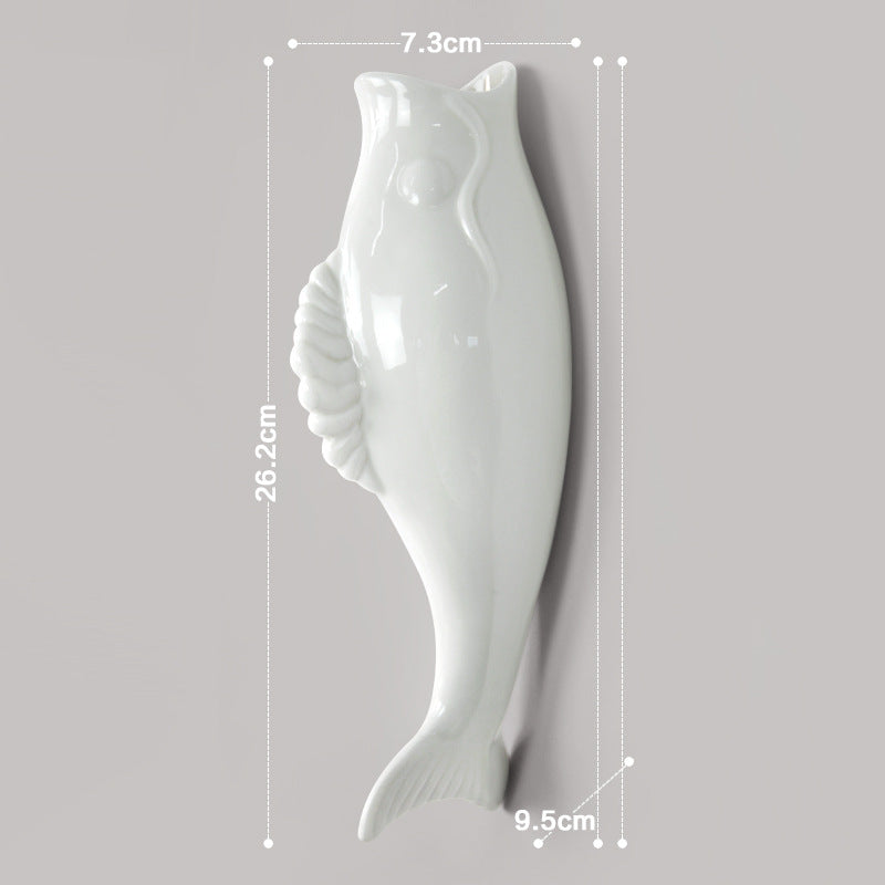 Modern Ceramic Goldfish Wall Vase Decoration