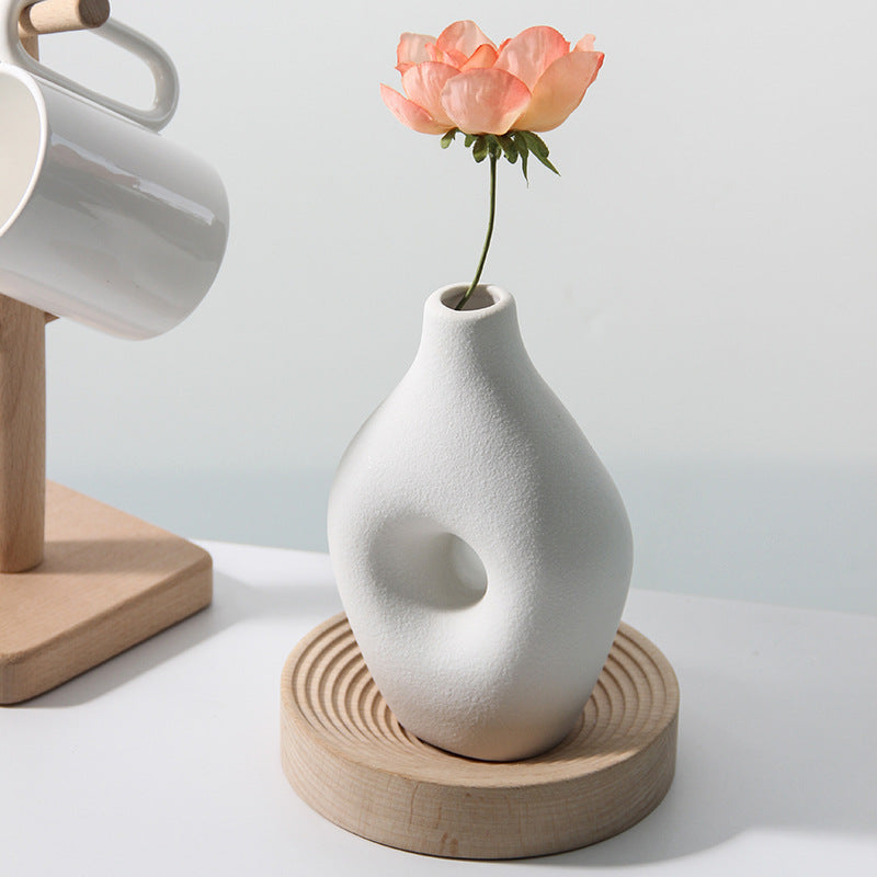 Ins Style Ceramic Vase for Flower Arrangement