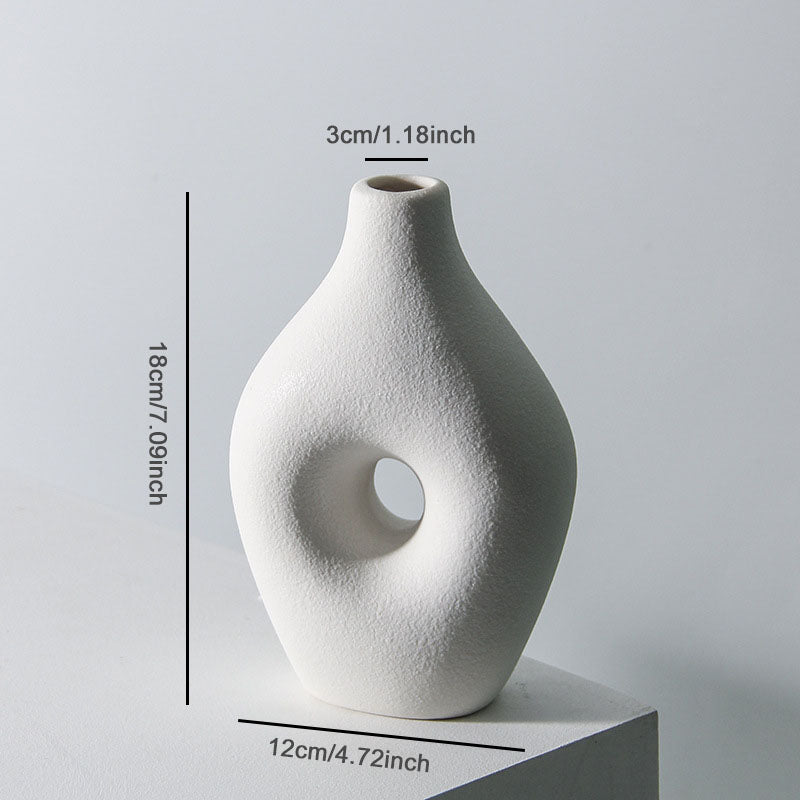 Ins Style Ceramic Vase for Flower Arrangement