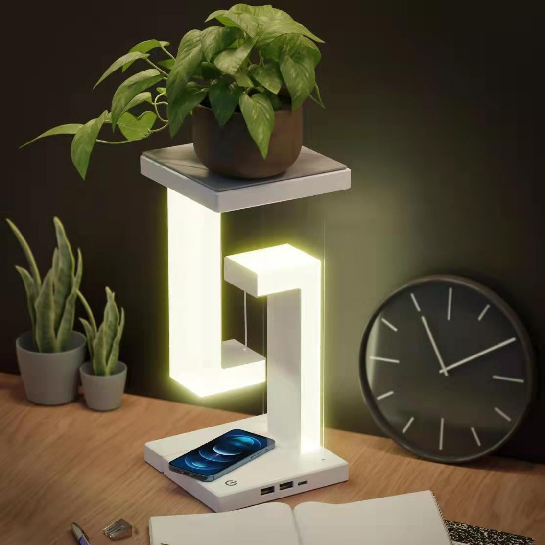 Floating Wireless Charging Lamp for Home or Bedroom