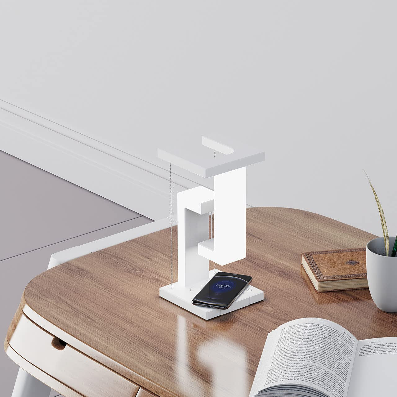 Floating Wireless Charging Lamp for Home or Bedroom