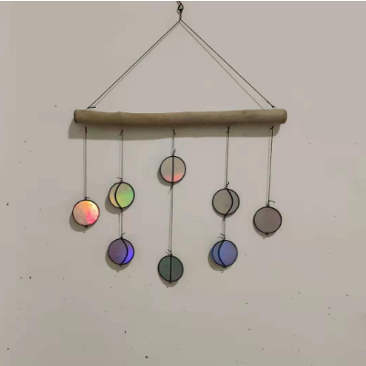 Rainbow Hanging Art Wall Decoration Dyeing Moon Phase Home Decor